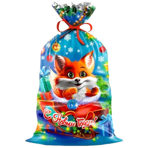 Пакет подарочный 25х40 Лисенок (1002000 шт.) Интерпак