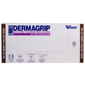 Перчатки латексные DERMAGRIP High Risk XL (50 шт.) (110 шт.)