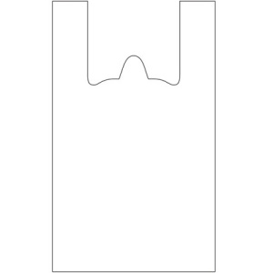 Пакет-майка ПНД 24+12х45 (10 мкм) белая СОЮЗ ПАКЕТ (1002000 шт.)