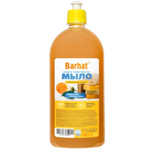 Мыло жидкое 1,0 л хозяйственное Бархат Выгодное антибактериальное (112 шт.) БМ 611