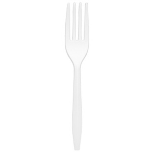 Вилка одноразовая 150 мм компакт (PP) белая (ВЗЛП) (501000 шт.) 4056б