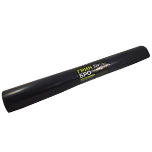 Мешок дмусора ПВД 320 л (10 шт.) рулон черный Грин Бро (15 шт.)