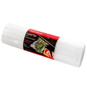 Пакеты для вакууматора 200х5000 мм в рулоне, рифленые AleksParks (130 шт.) V520