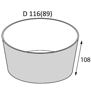 Round Bowl (d-118) 700 мл ДНО OSQ 2