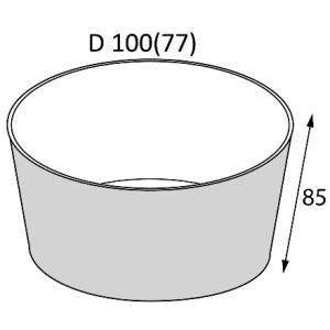 Round Bowl (d-100) 400 мл ДНО OSQ 2
