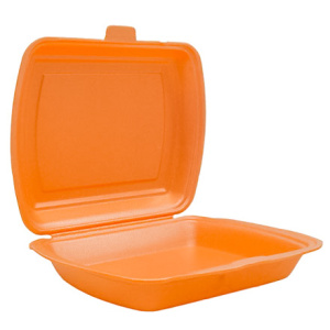 Ланч-бокс (195х150х70) LBS (100 шт.) ОРАНЖЕВЫЙ 2