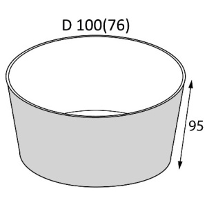 Round Bowl (d-100) 500 мл ДНО OSQ 2