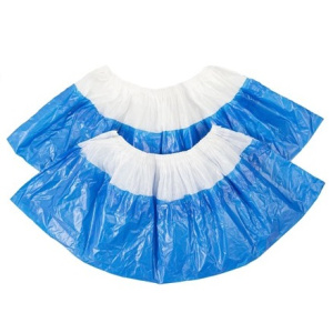 Бахилы с двойной подошвой 40 см х 14 см Супер60 синие по 100 шт. (130 шт.) 2