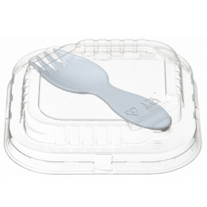 Емкость Д-320КВ КРЫШКА (В) (ПЭТ) (600 шт.) 1757690 Комус 2