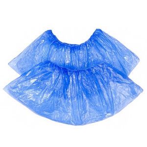 Бахилы 39 см х 14 см Стандарт Лайт EleGreen синие по 100 шт. (170 шт.) ПНД-81р-С 2