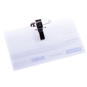 Бейдж 57х90 булавка+зажим (150 шт.) 2