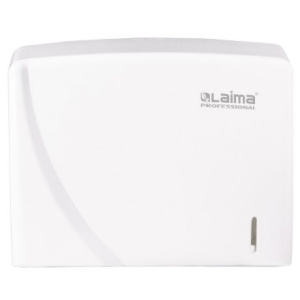 Диспенсер для полотенец Z  V-сложения белый LAIMA PROFESSIONAL ORIGINAL (18 шт.) 605761 2