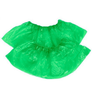 Бахилы 39 см х 14 см Экстра Плюс EleGreen зеленые по 100 шт. (140 шт.) ПНД-152р-З 2